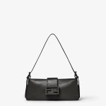 Fendi Baby B. Black leather mini-bag